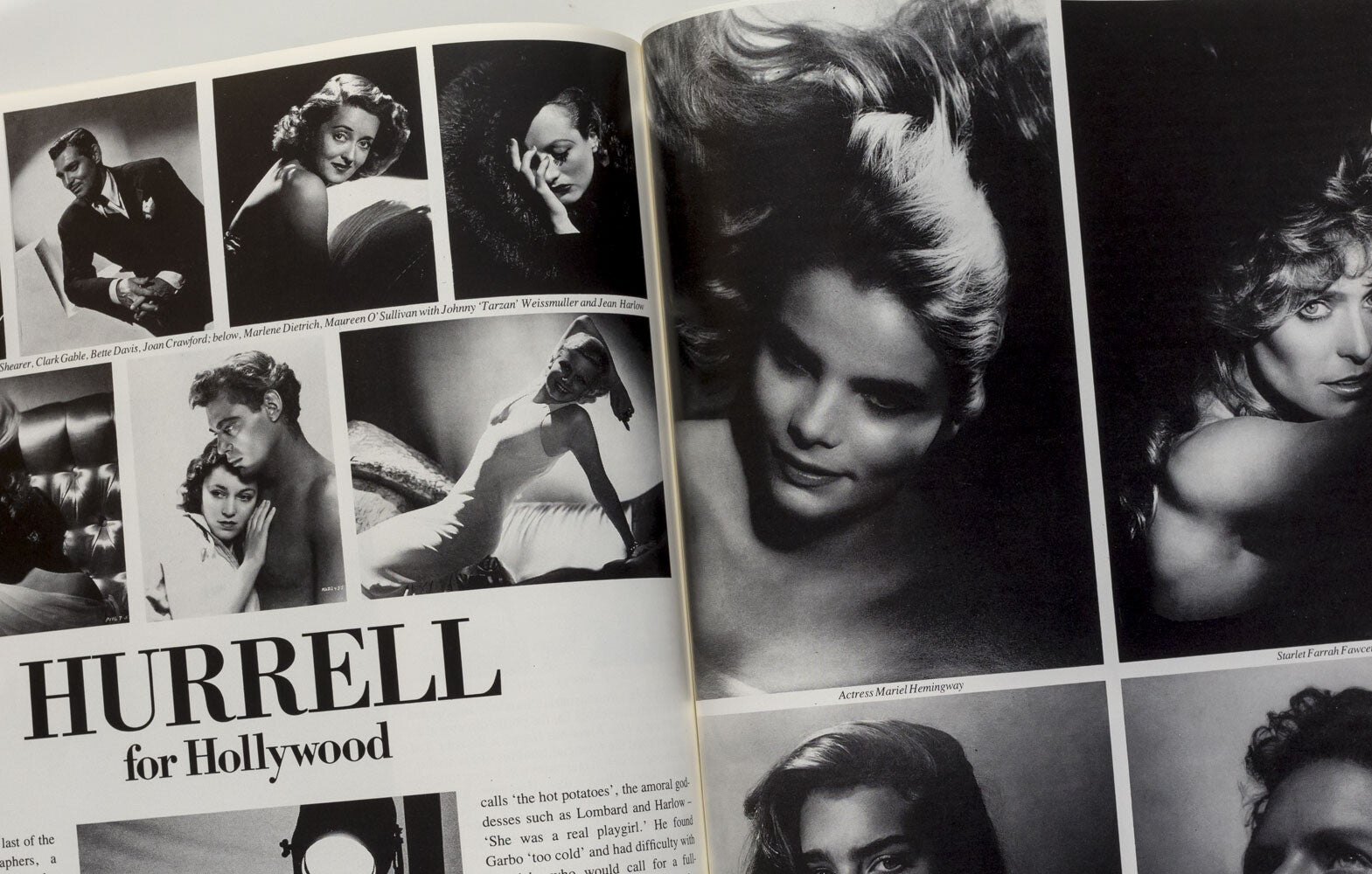 BROOKE SHIELDS Ritts HELMUT NEWTON Tatler May 1983 FARRAH FAWCETT Tatum O'Neal