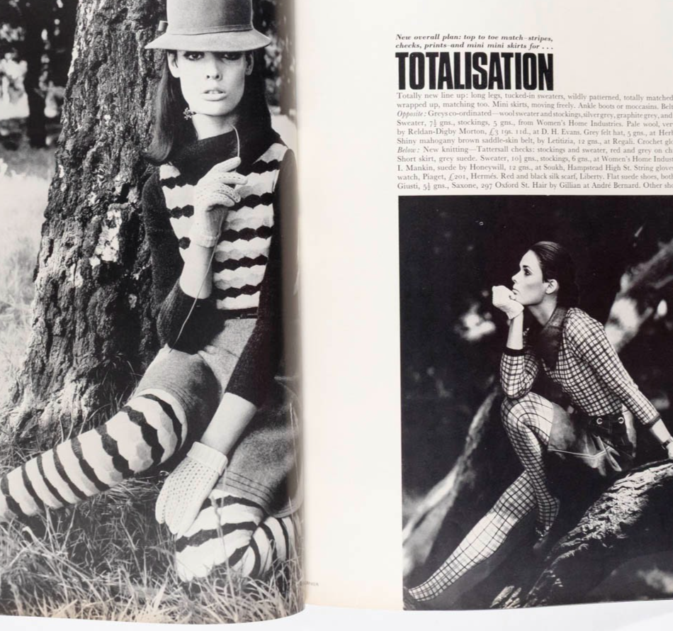 JILL KENNINGTON Helmut Newton OSSIE CLARK Vogue 1965 August 60th birthday gift