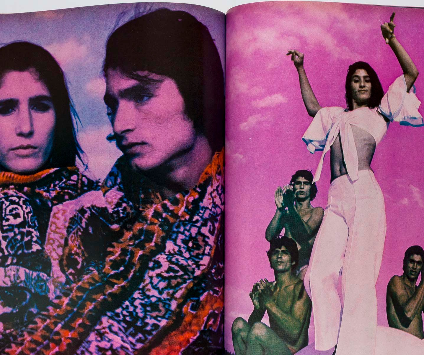 Courreges HENRY CLARKE Katharine Hepburn STACY KEACH Iran US VOGUE December 1969