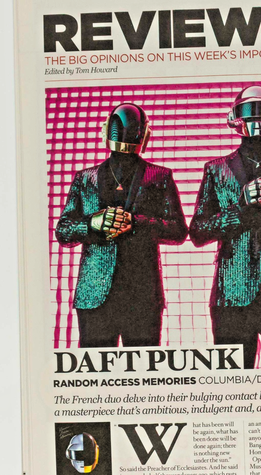 DAFT PUNK Blur DAVID BOWIE Savages Jehnny Beth NME magazine 18 May 2013 Daftpunk