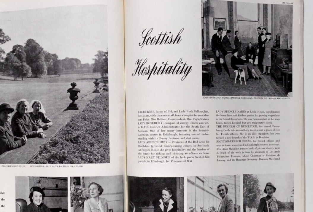 LEE MILLER Cecil Beaton NORMAN PARKSINSON Vogue Sept 1944 Margot Fonteyn RJD vtg