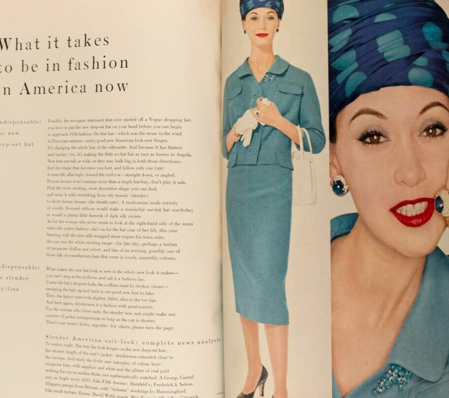 Evelyn Tripp JAYNE MANSFIELD Jean Patchett VOGUE February 1956 Dovima BLUMENFELD