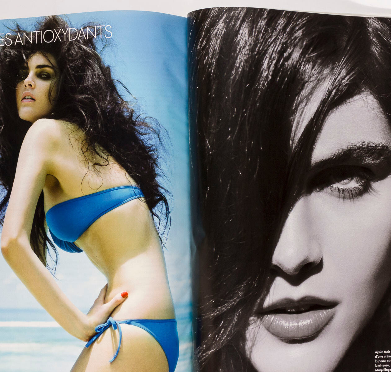 HILARY RHODA May Gil ASHTON KUTCHER Jacqueline de Romilly ~ ELLE FRANCE magazine