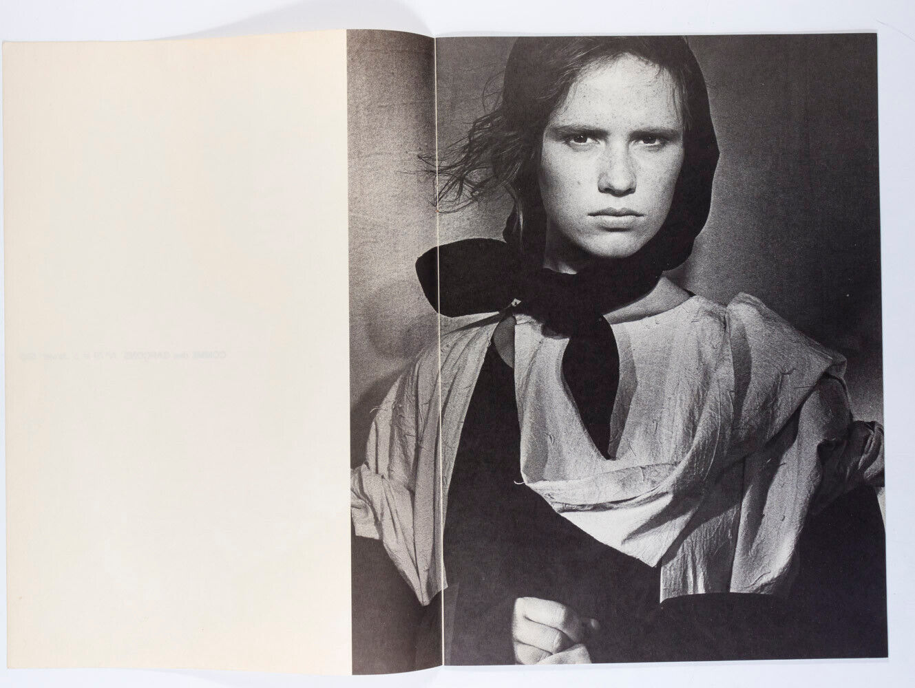 Comme Des Garcons LOOKBOOK Peter Lindbergh LESLIE WINER women's CDG catalog 1983