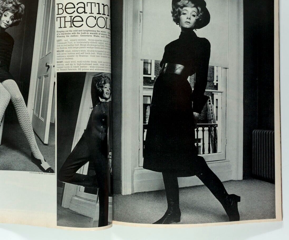 Penelope Tree CELIA Lotte Lenya GENEVIEIVE WAITE  Queen magazine September 1967