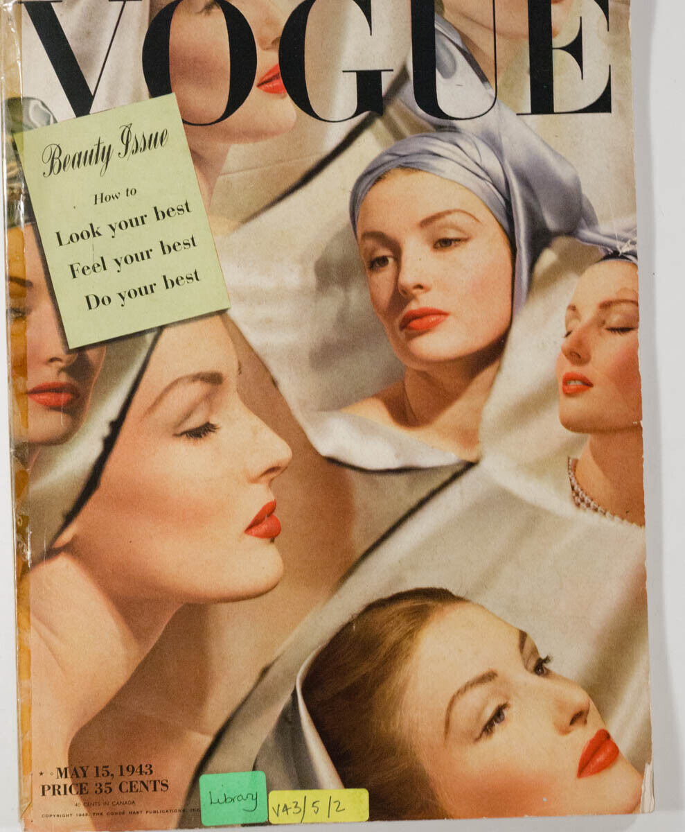 Horst ALFRED HITCHCOCK John Rawlings RBW Carl Erickson ~ VOGUE magazine May 1943