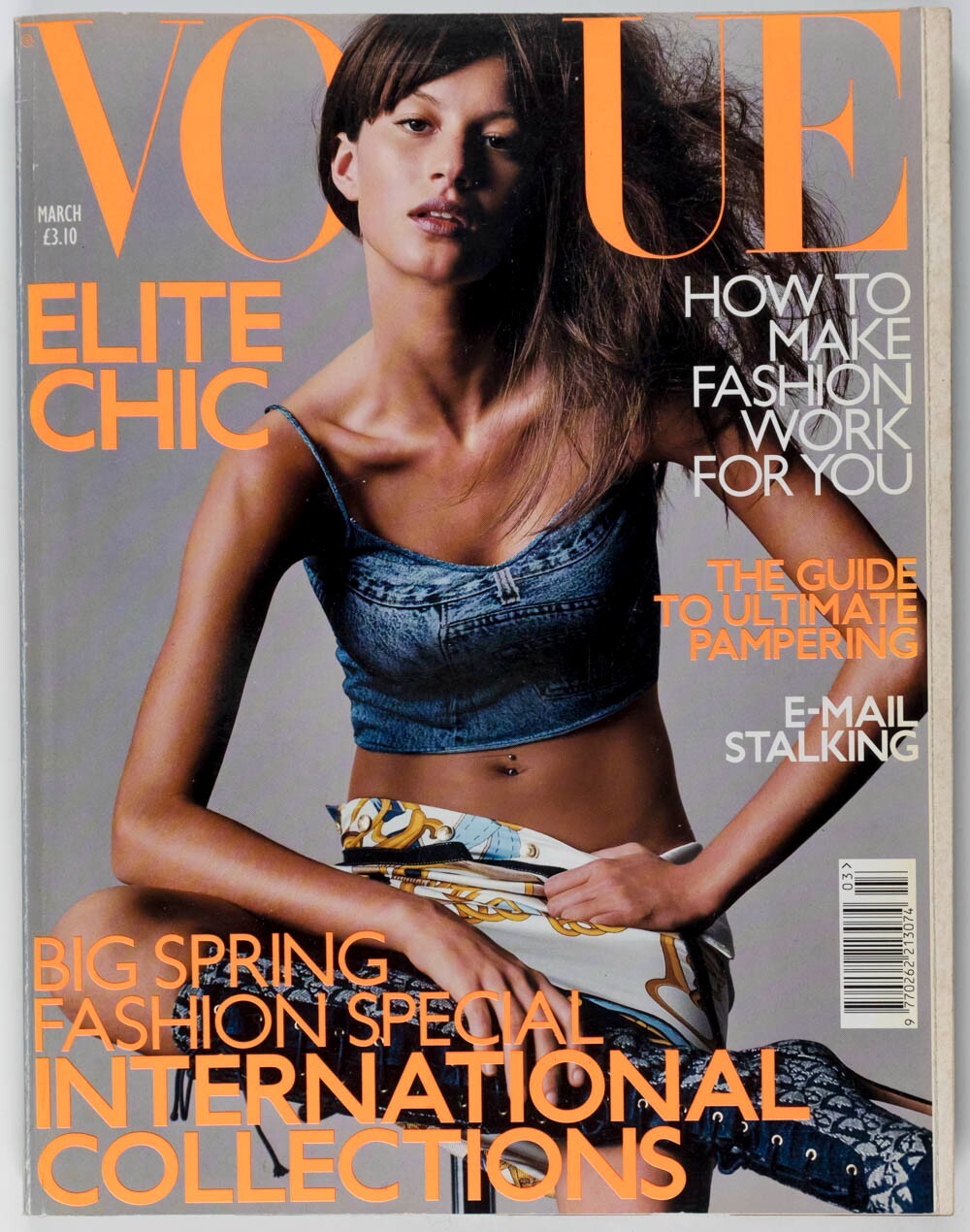 Gisele SOFIA COPPOLA Angela Lindvall VOGUE March 2000 Karen Elson UK Corinne Day