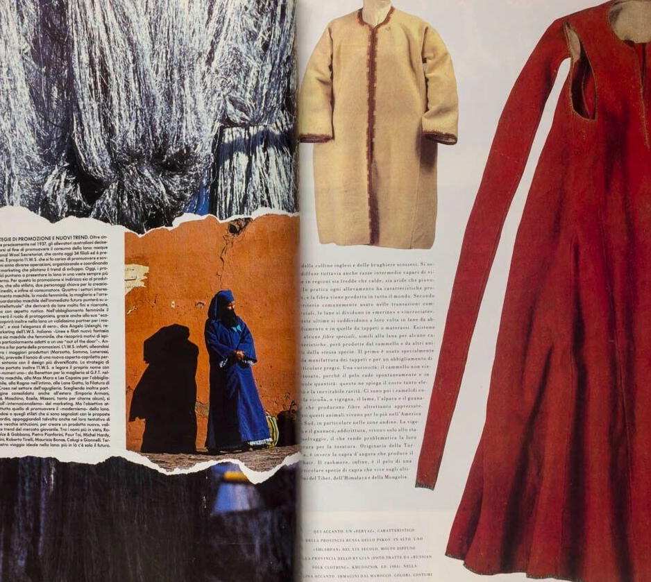 MATS GUSTAFSON Vivienne Westwood KOJI TATSUNO ~ VOGUE ITALIA wool supplement VTG