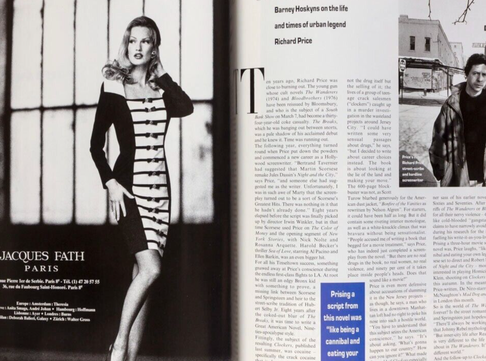 KATE MOSS 1st Vogue magazine CORINNE DAY March 1993 Galliano ROSEMARY FERGUSON