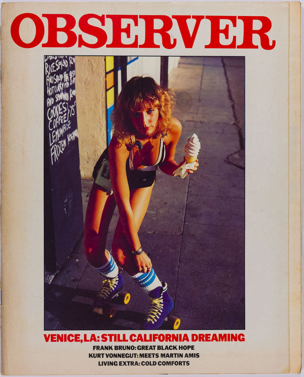 KURT VONNEGUT Martin Amis Roller Skating FRANK BRUNO  Observer magazine RARE vtg