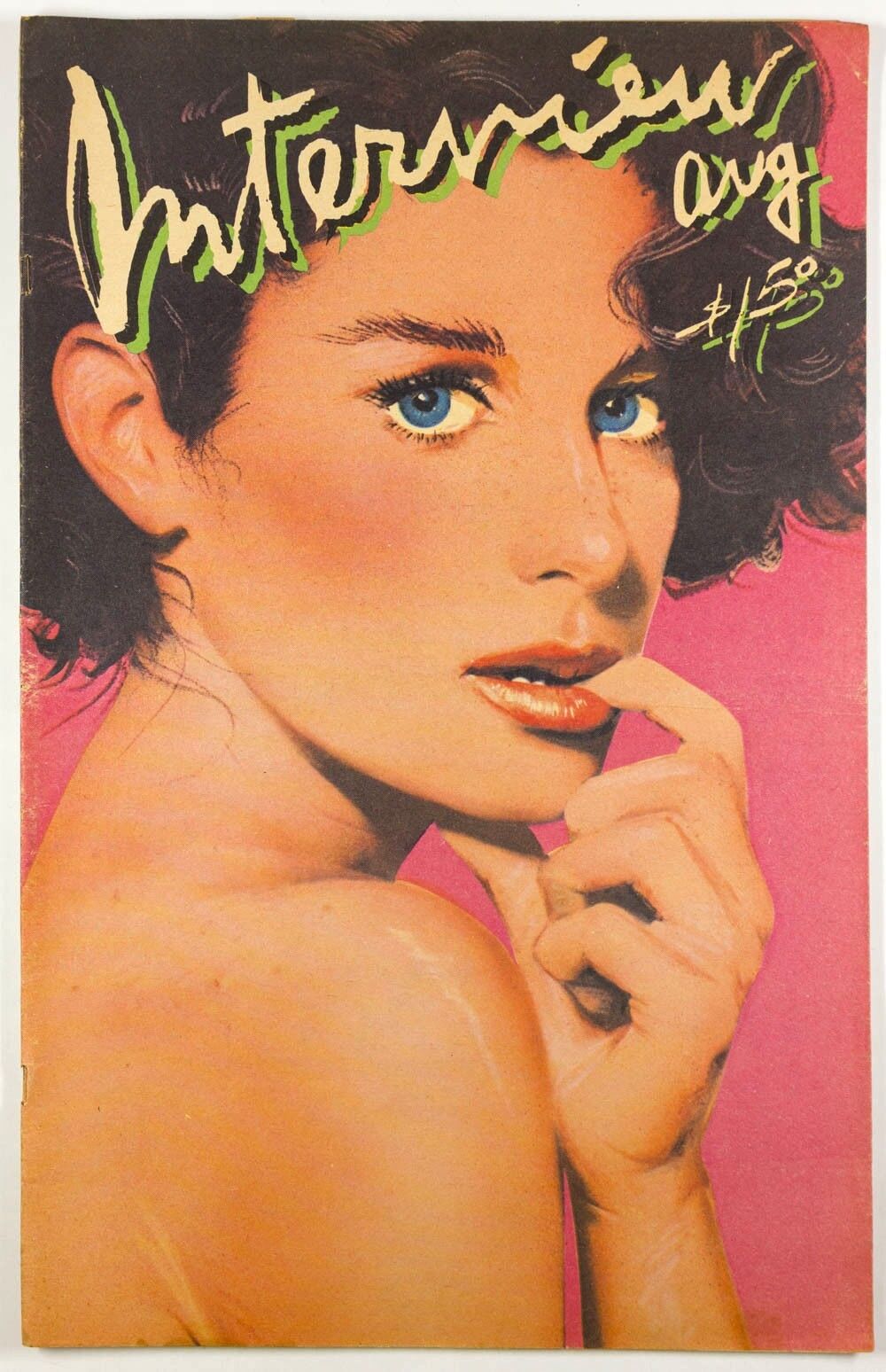 DEBRA WINGER Roman Polanski JERRY HALL Sophie Hicks WARHOL's  INTERVIEW magazine