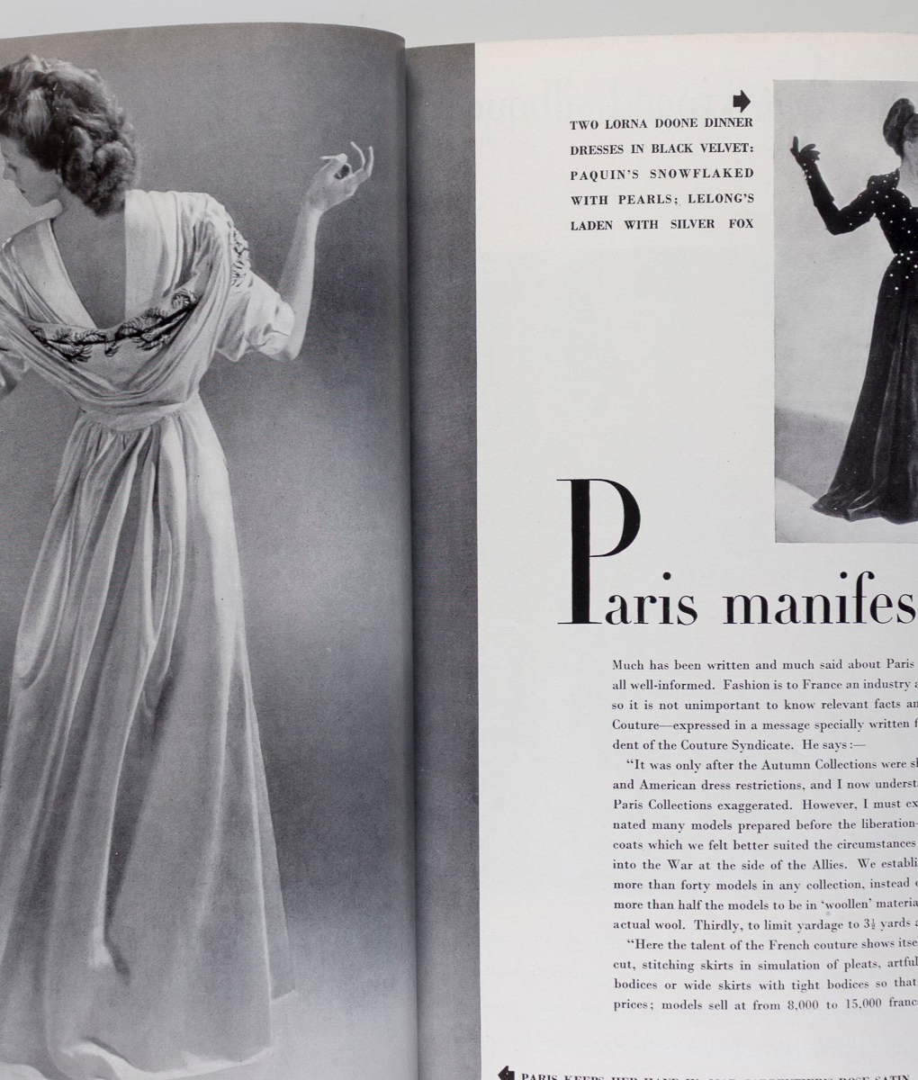 LEE MILLER Norman Parkinson MARLENE DIETRICH Vogue December 1944 Roger Descombes