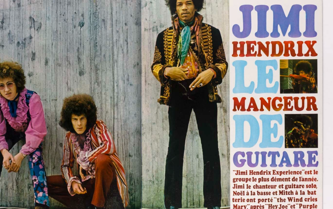 JIMI HENDRIX Dutronc MICHEL POLNAREFF Salut le Copains July 1967 Francoise Hardy