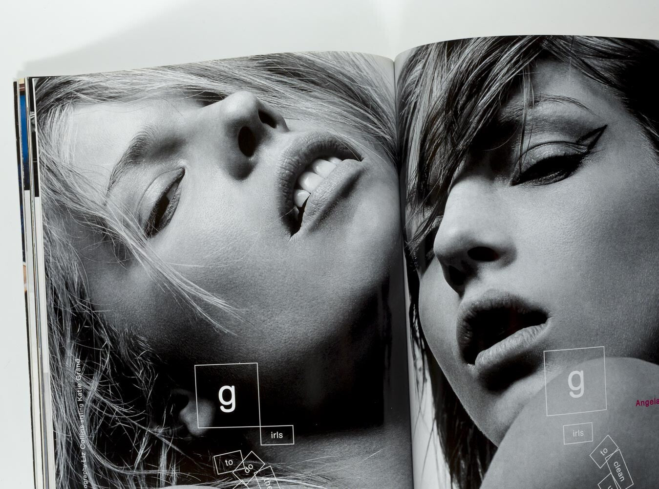 DAFT PUNK Missy Rayder EVA HERZIGOVA An Oost THE FACE magazine UK February 2001 