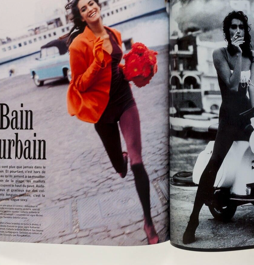 LINDA EVANGELISTA & CHRISTY TURLINGTON Arthur Elgort YASMEEN LINDA EVANGELISTA & CHRISTY TURLINGTON Arthur Elgort YASMEEN