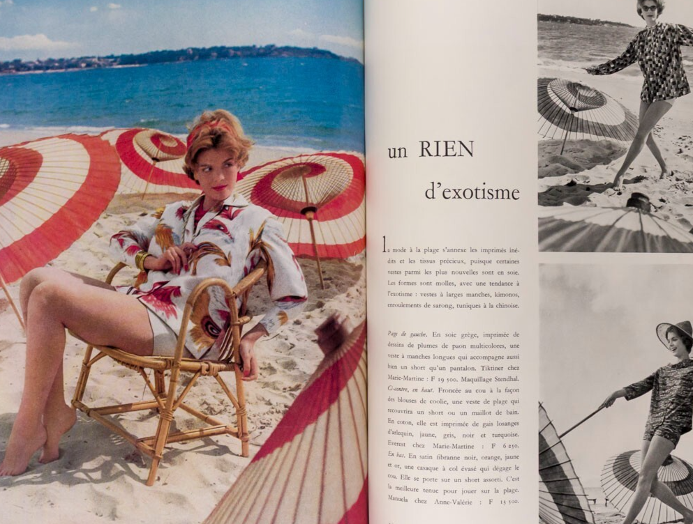 Rose Marie Le Quellec GUY BOURDIN Picasso PARIS VOGUE June 1958 Spain BELMONDO