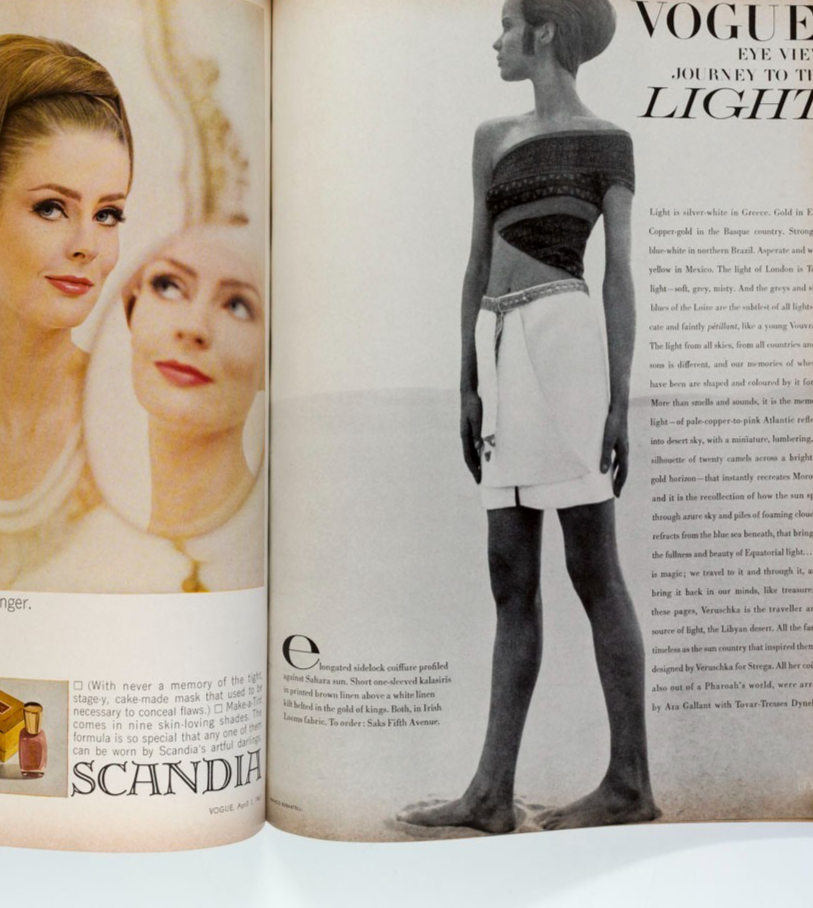 Celia Hammond VERUSCHKA Jackson Pollock VOGUE April 1967 Benedetta Barzini CHINA