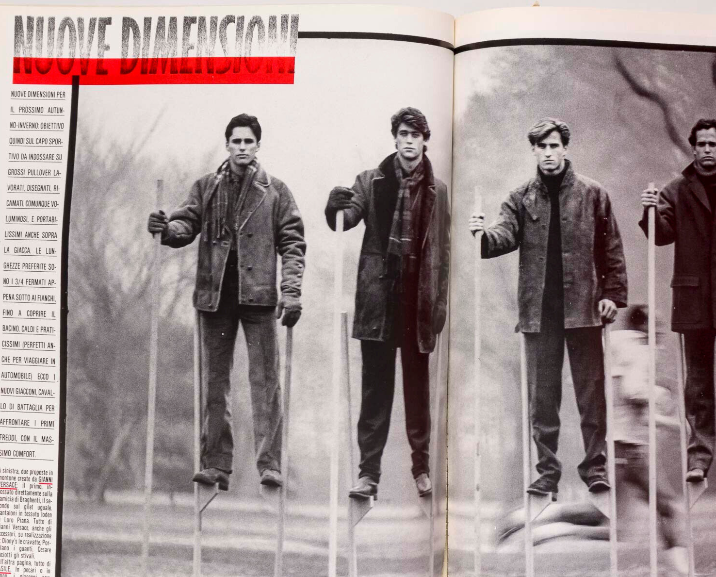 ERIC BOMAN male models 80s menswear VTG Piaget MEN'S HARPER'S BAZAAR ITALIA UOMO