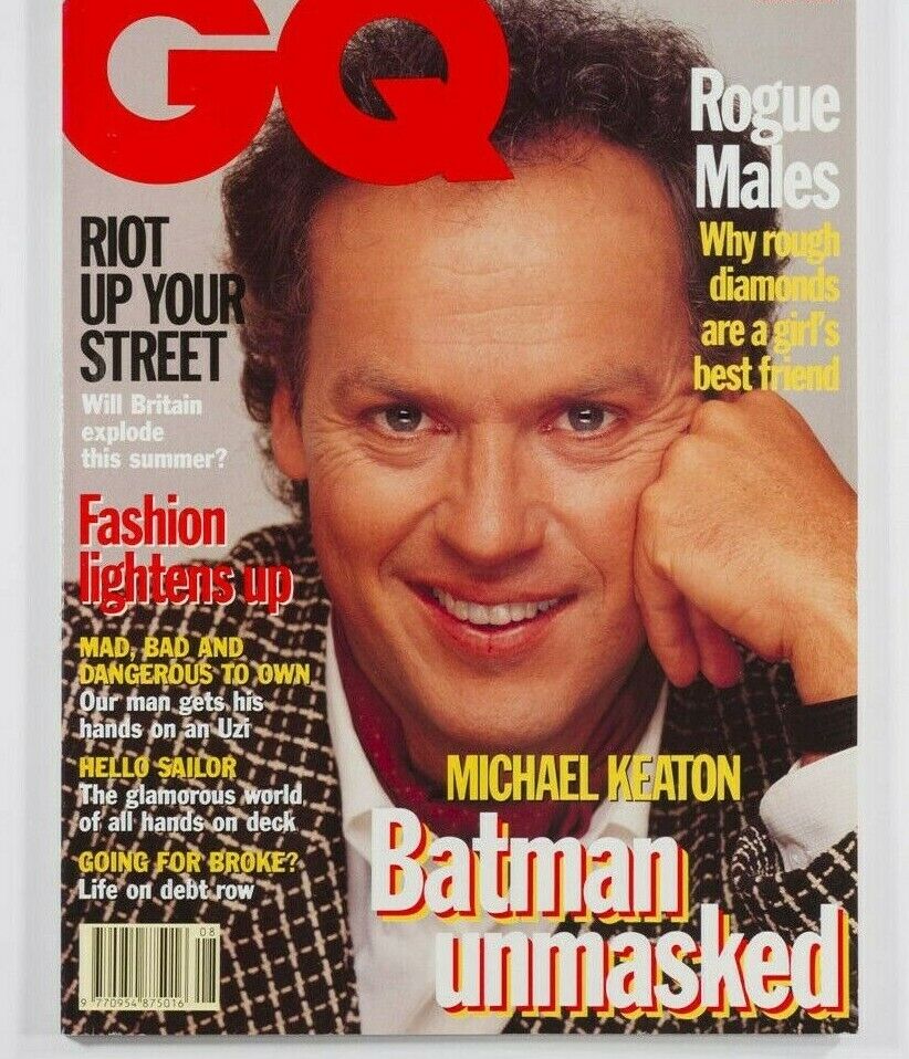 Michael Keaton ANNE BILLSON Joe Flynn PAUL USHER Sean Young GQ MAGAZINE Batman