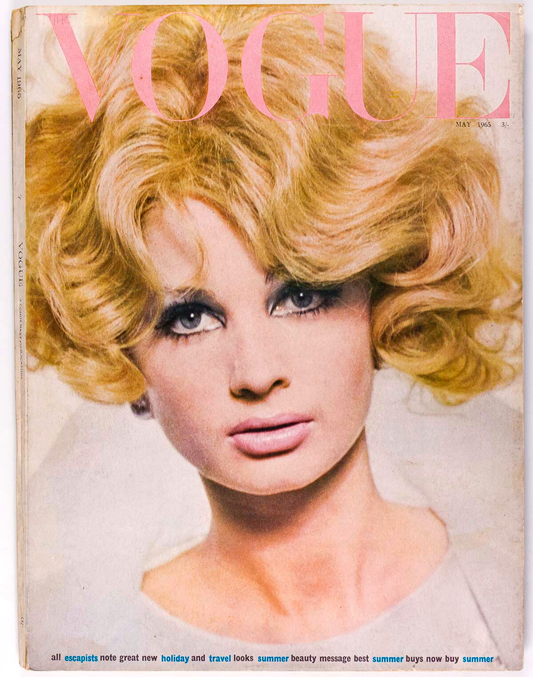 Jean Shrimpton HELMUT NEWTON Veruschka VOGUE magazine May 1965 Winston Churchill