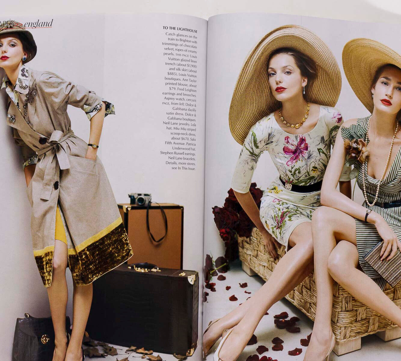 KATE HUDSON The Black Crowes LIYA KEBEDE Vogue magazine June 2004 Nathan Lane US