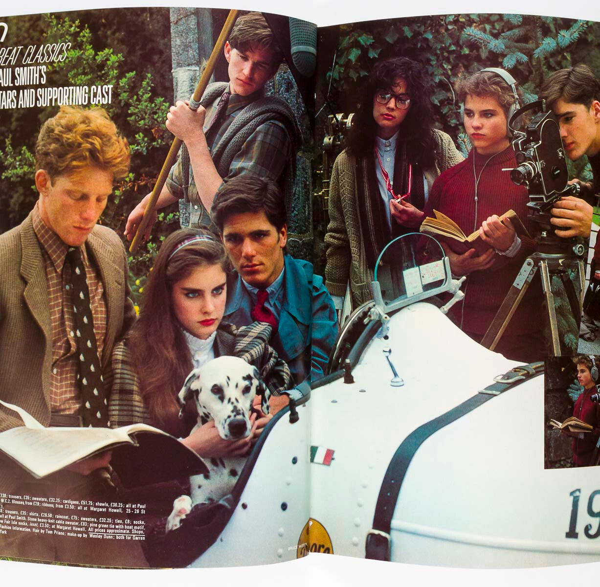 BRUCE WEBER Rowan Atkinson PARIS COUTURE Princess Diana GIANNI VERSACE vtg VOGUE