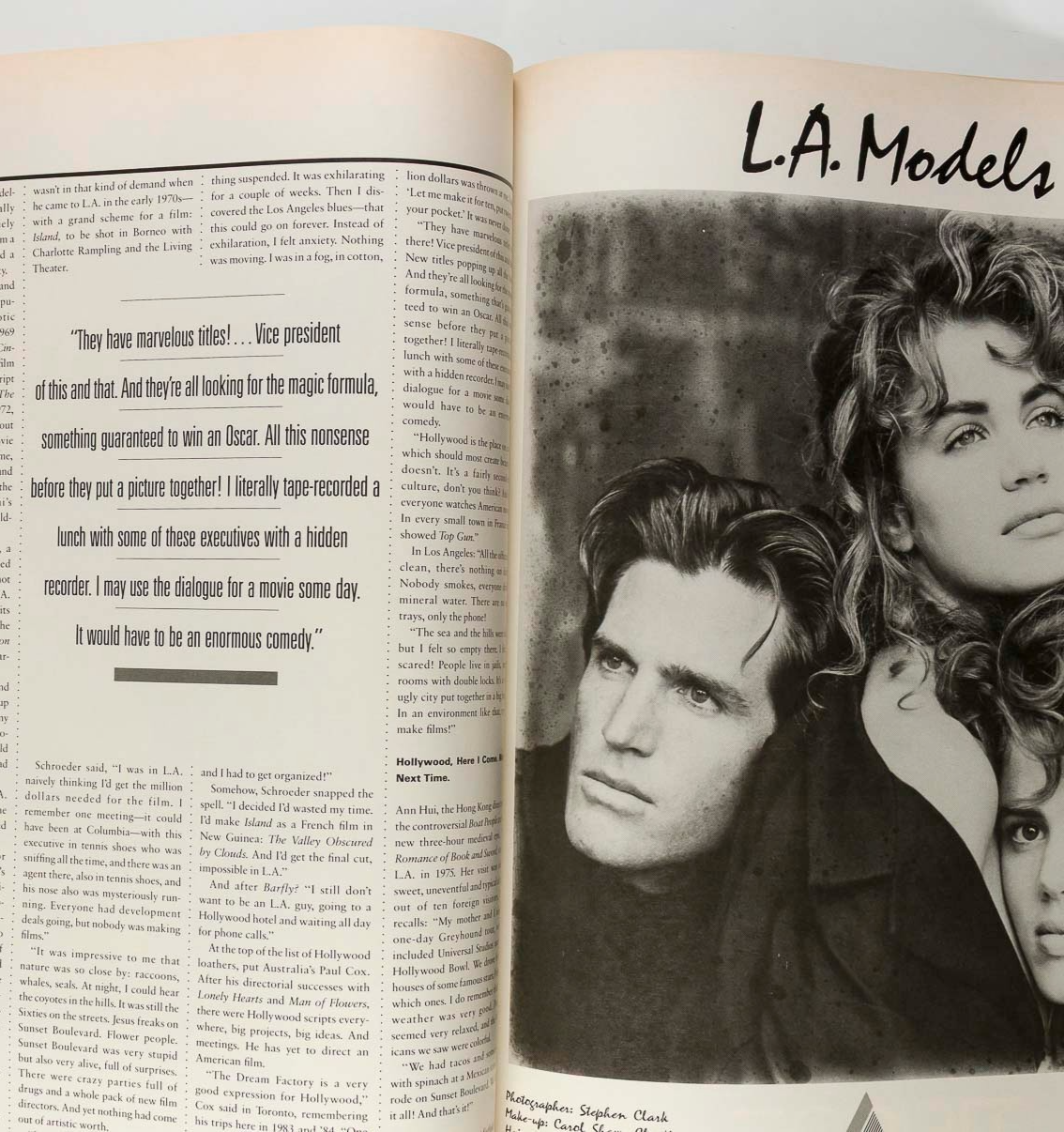 Tatjana Patitz RACHEL WILLIAMS Sandra Bernhard LA STYLE magazine March 1998 vtg