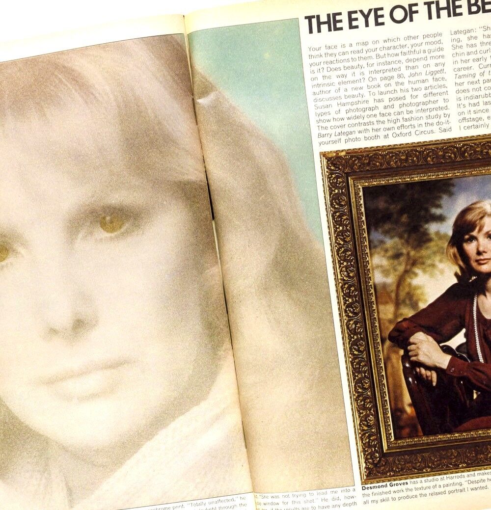 SUSAN HAMPSHIRE Brian Duffy TERENCE DONOVAN John Osborne ~ Sunday Times magazine