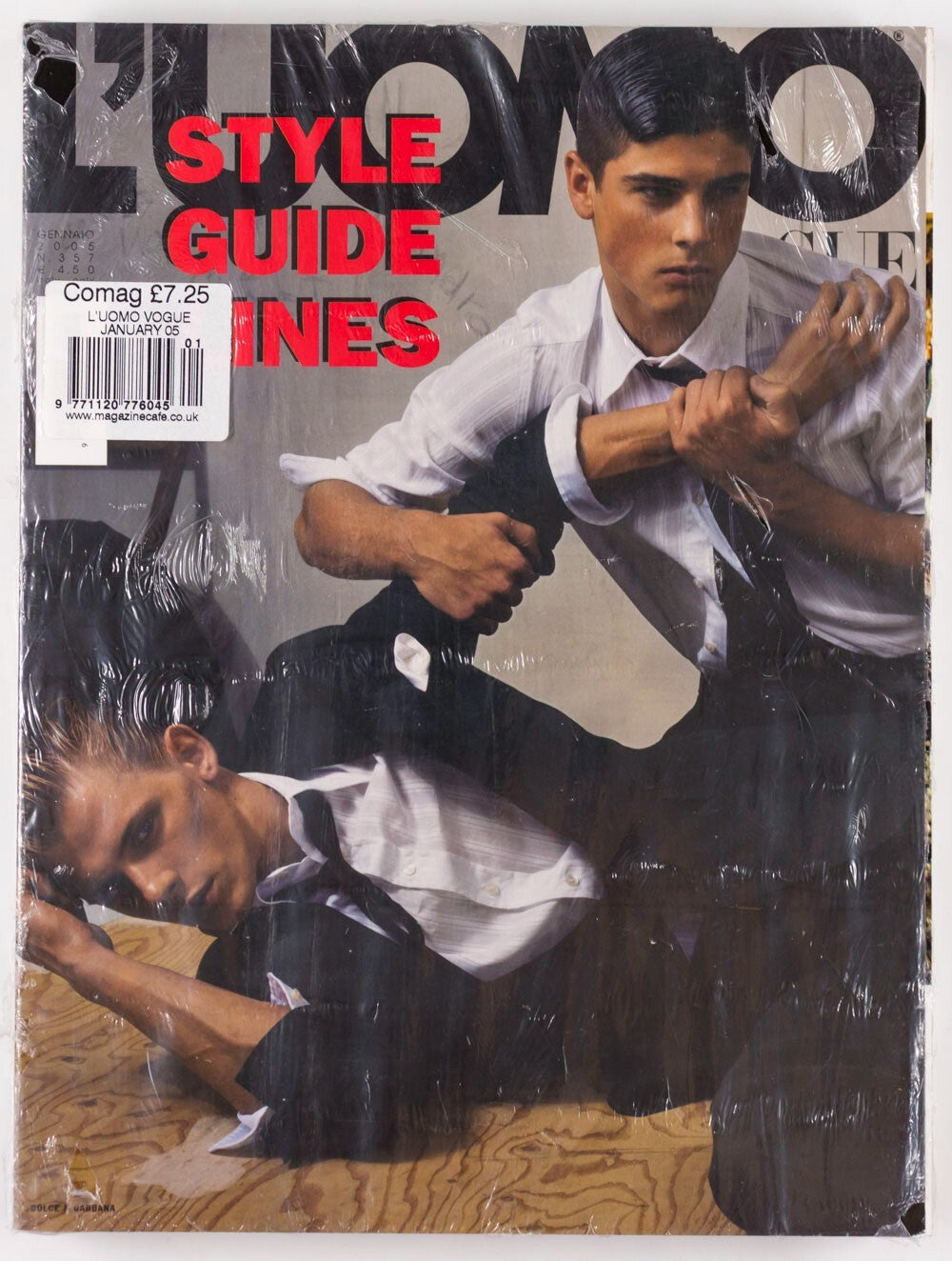 CRISTIANO RONALDO David James L'UOMO VOGUE SPORT January 2005 Barbra SEALED 357