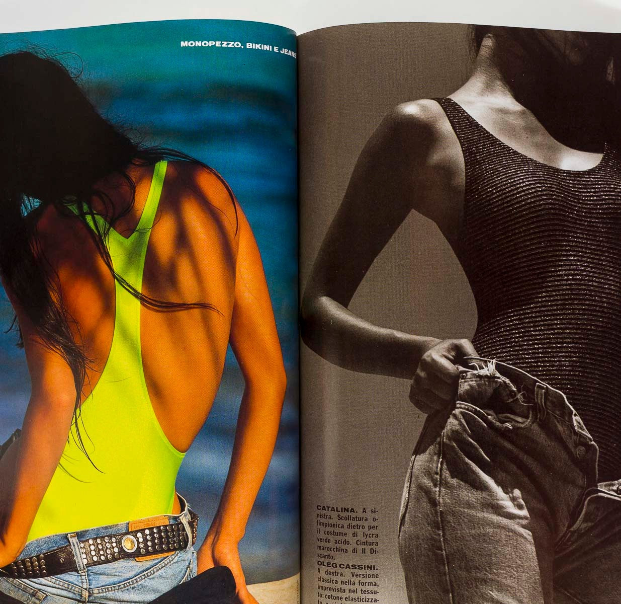 Naomi Campbell KLEIN Grey VOGUE ITALIA June 1988 Deborah Turbeville TINA CHOW