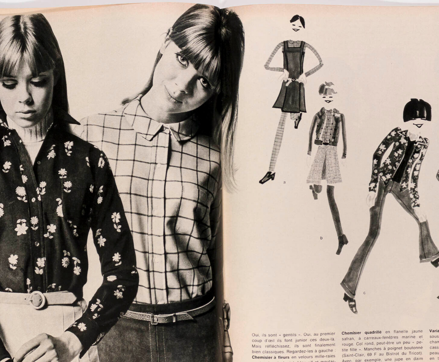 Jean Shrimpton PATTIE BOYD Samantha Juste SACHA VAN DORSSEN French Elle magazine