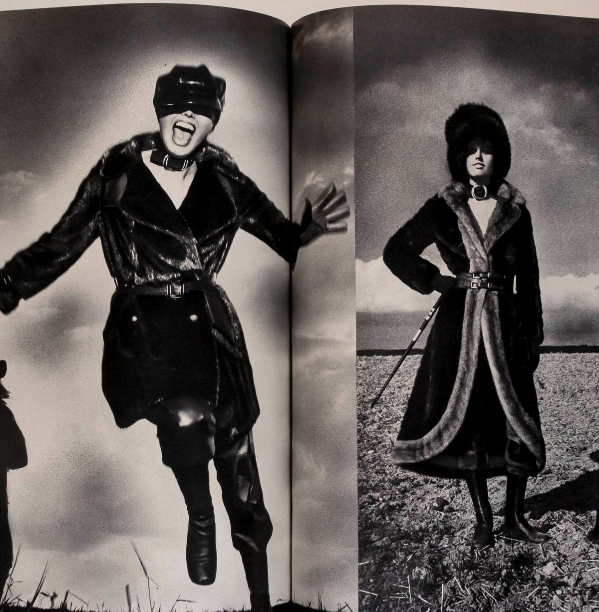 GUY BOURDIN Helmut Newton FRANCOISE SAGAN Veruschka PARIS VOGUE December 1969