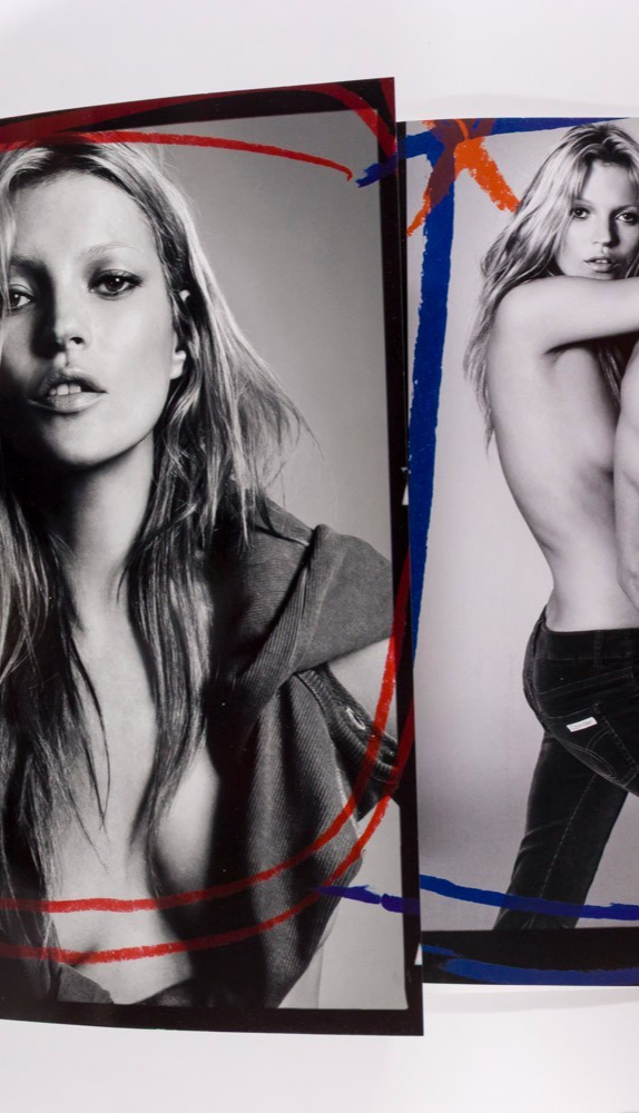 Kate Moss BRUCE WEBER Rupert Everett VOGUE HOMMES MAGAZINE 2006 Charlie Sexton