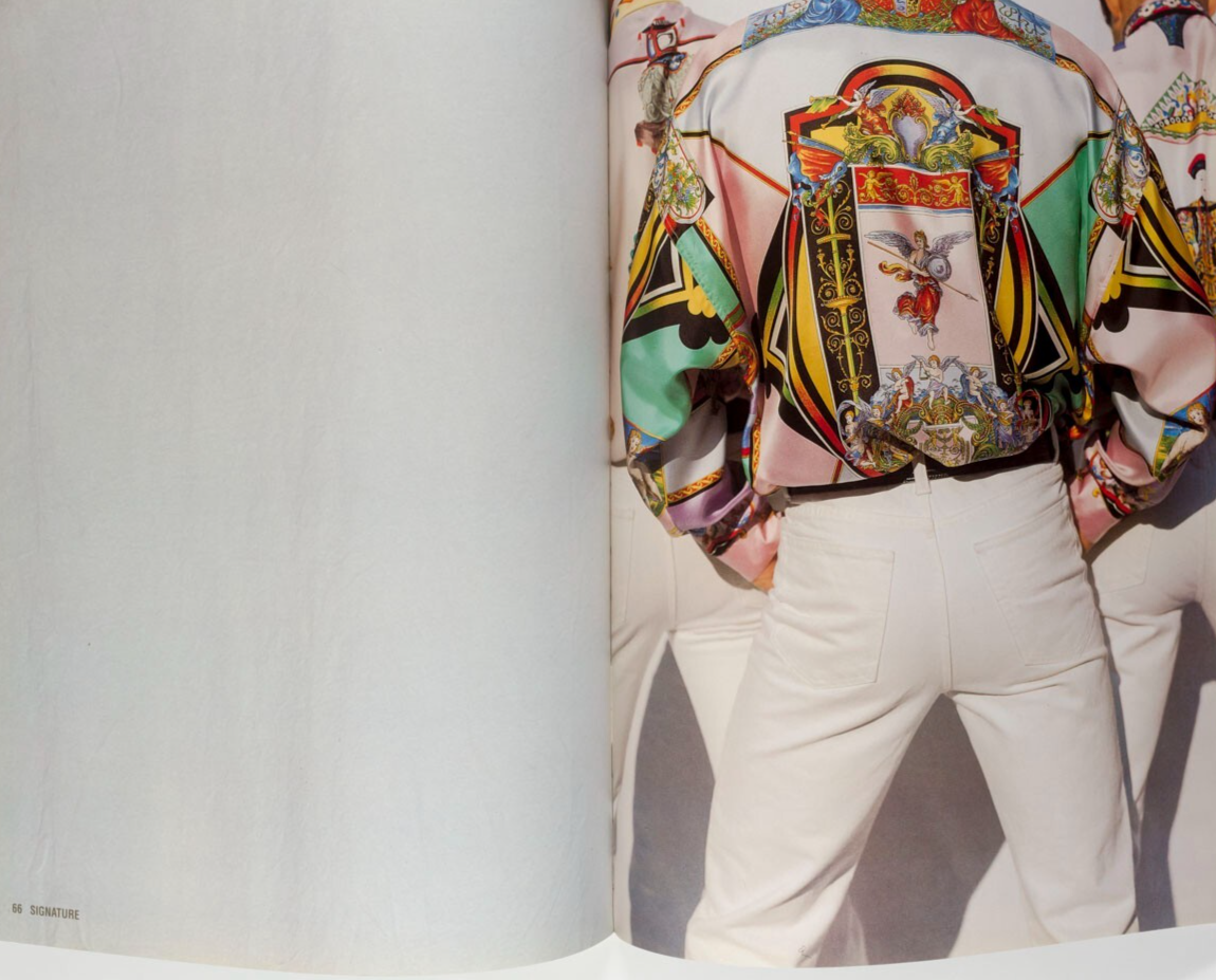 GIANNI VERSACE mens collection lookbook SPRING 1992 catalog 22 Cameron Alborzian
