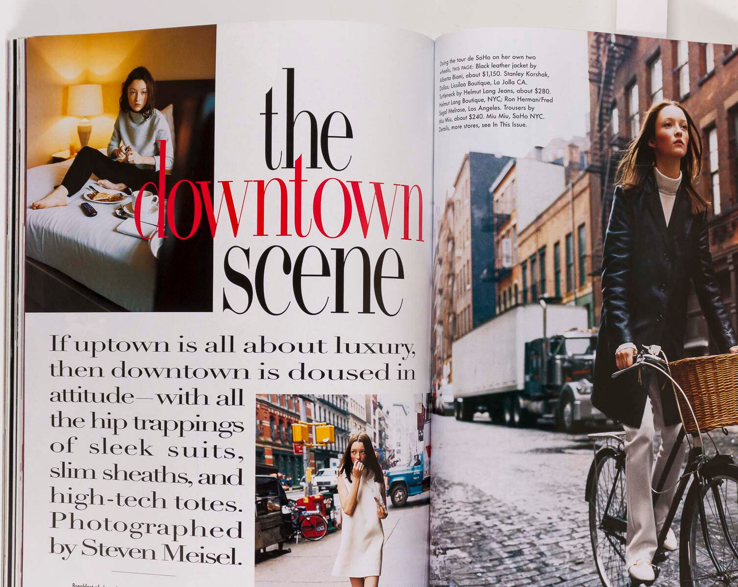 Carolyn Murphy STEVEN MEISEL Manhattan VOGUE magazine August 1998 Style DESIGNER