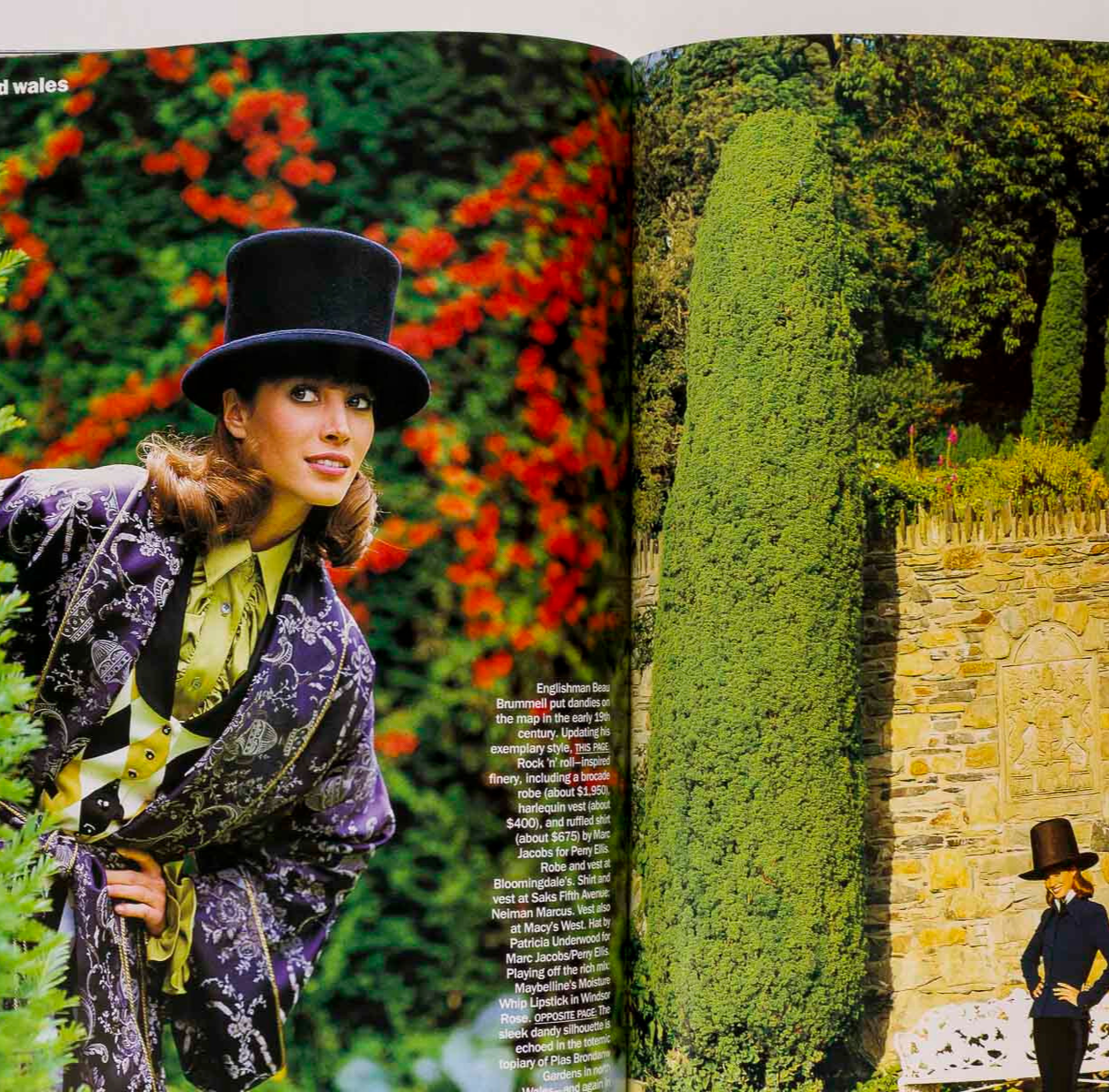Claudia Schiffer CHRISTY Helmut Newton McMENAMY Vogue September 1992 Naomi