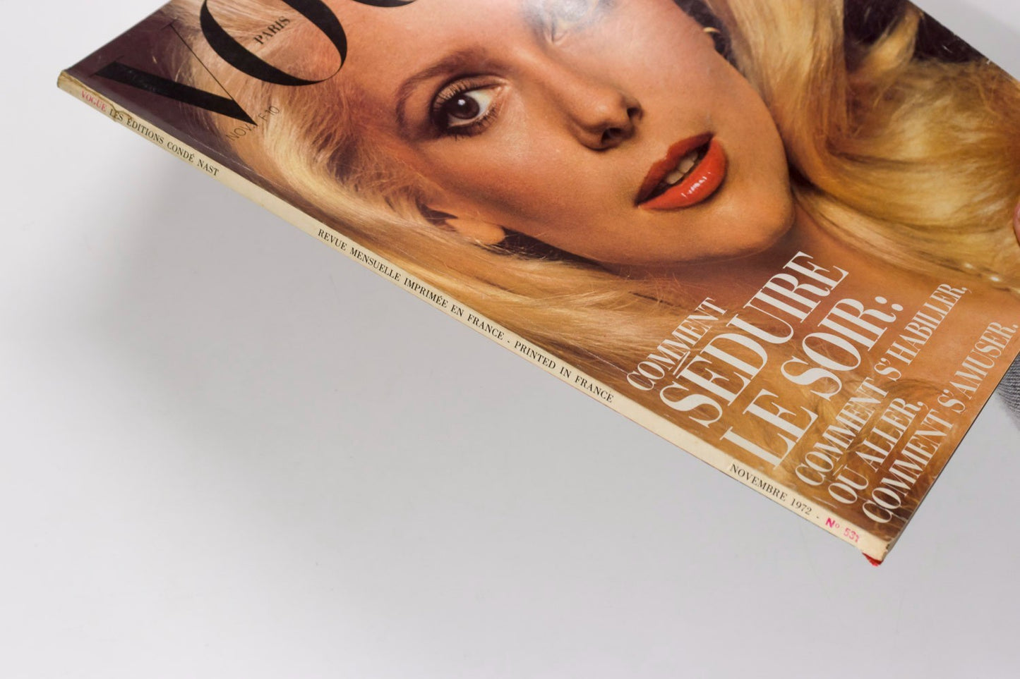 Catherine Deneuve GUY BOURDIN Helmut Newton PARIS VOGUE November 1972 Birkin VTG