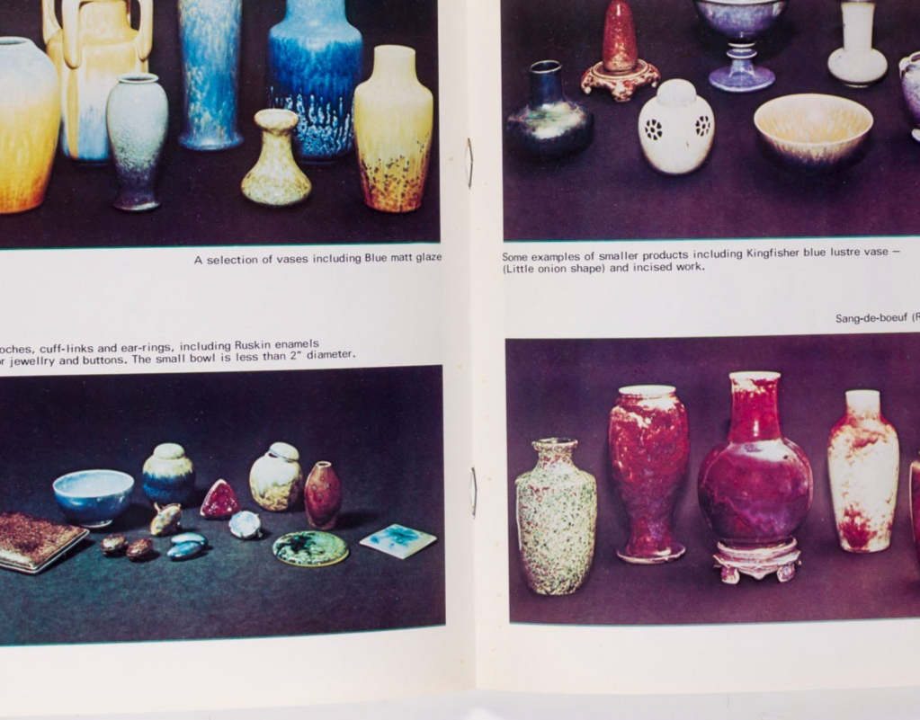 RUSKIN POTTERY James H Ruston METROPOLITAN BOROUGH OF SANDWELL guide 1975 book