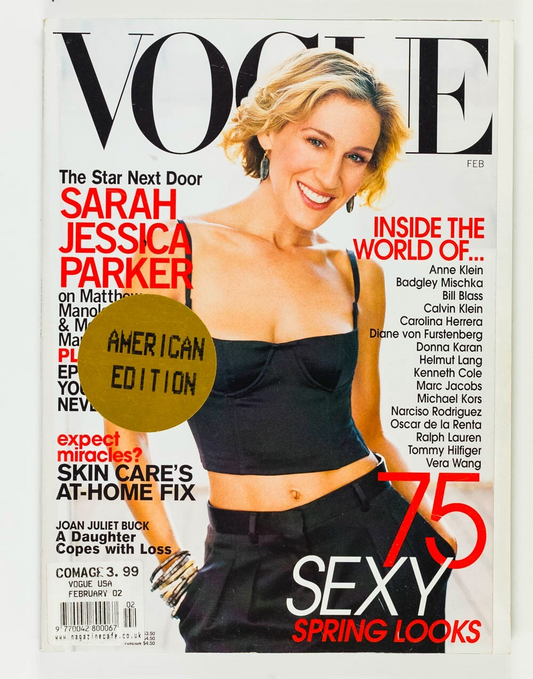 Sarah Jessica Parker BOYD HOLBROOK Vogue February 2002 Currin PEYTON Marc Jacobs