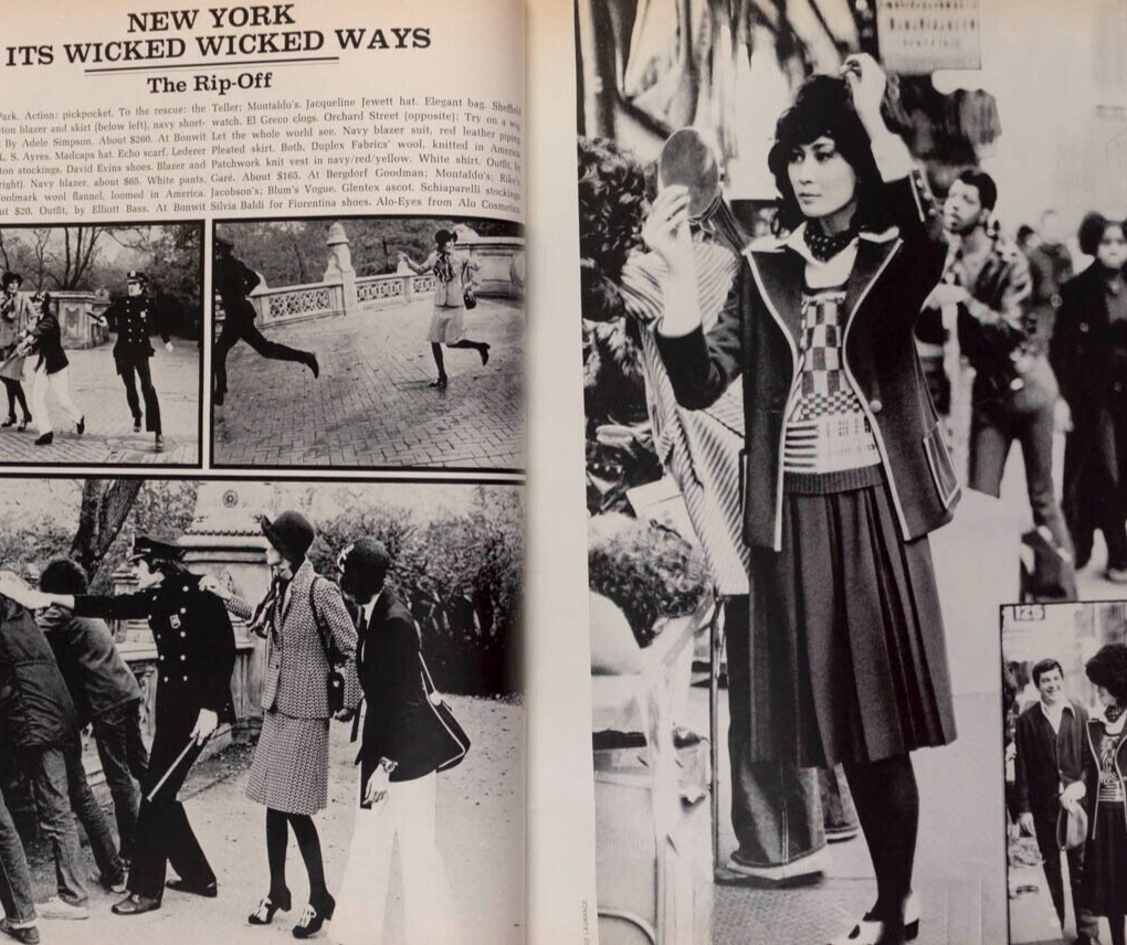 HALSTON Calvin Klein BETSEY JOHNSON Ingrid Boulting MIDLER Faye Dunaway HARPER'S