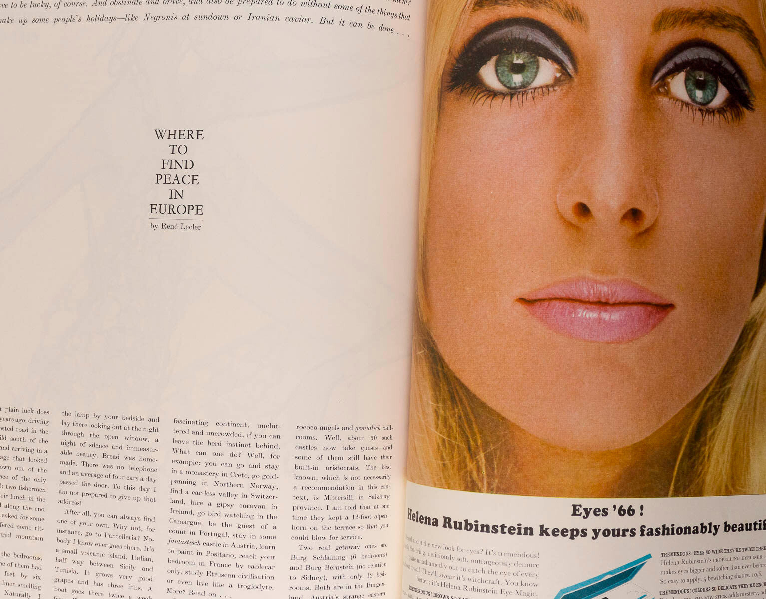 JILL KENNINGTON Balenciaga GIVENCHY Harper's Bazaar 1966 April GEORGE HAMILTON