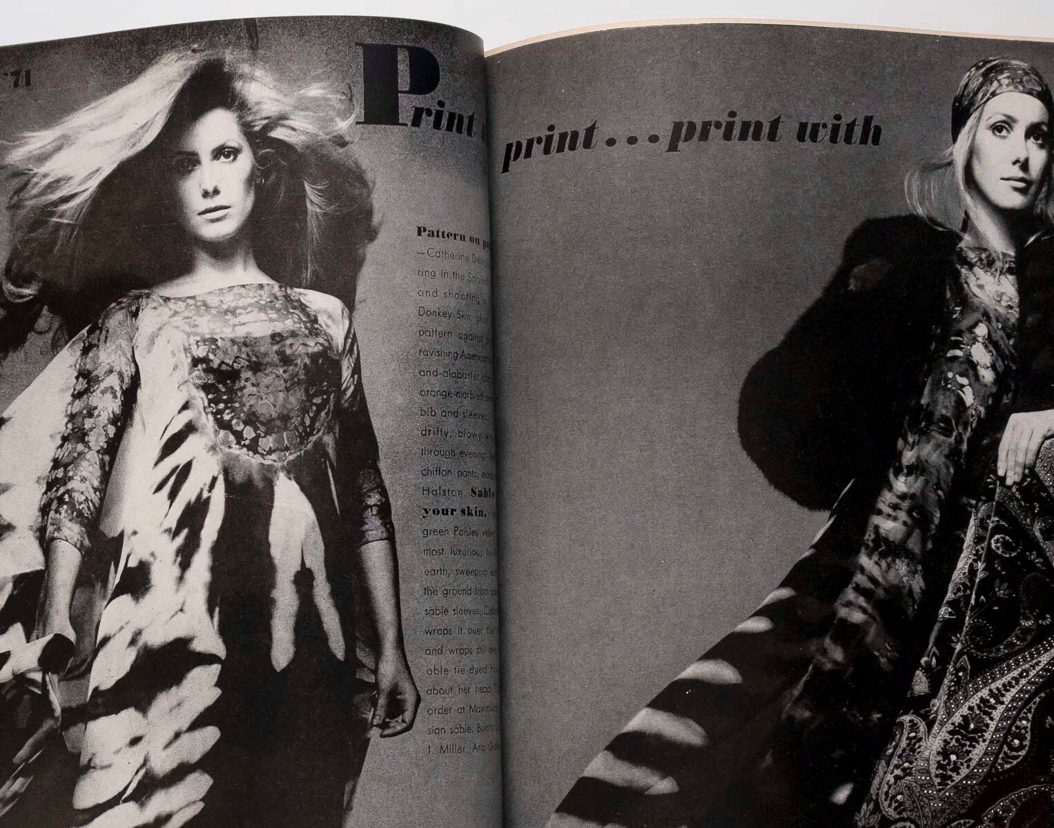 LAUREN HUTTON Richard Burton LACOSTE Paul Morrissey HAIR Vogue US 1 January 1971