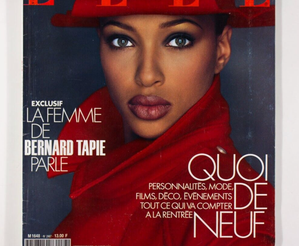 Brandi Quinones BERNARD TAPIE Cyril Collard VTG 90s FASHION French Elle magazine