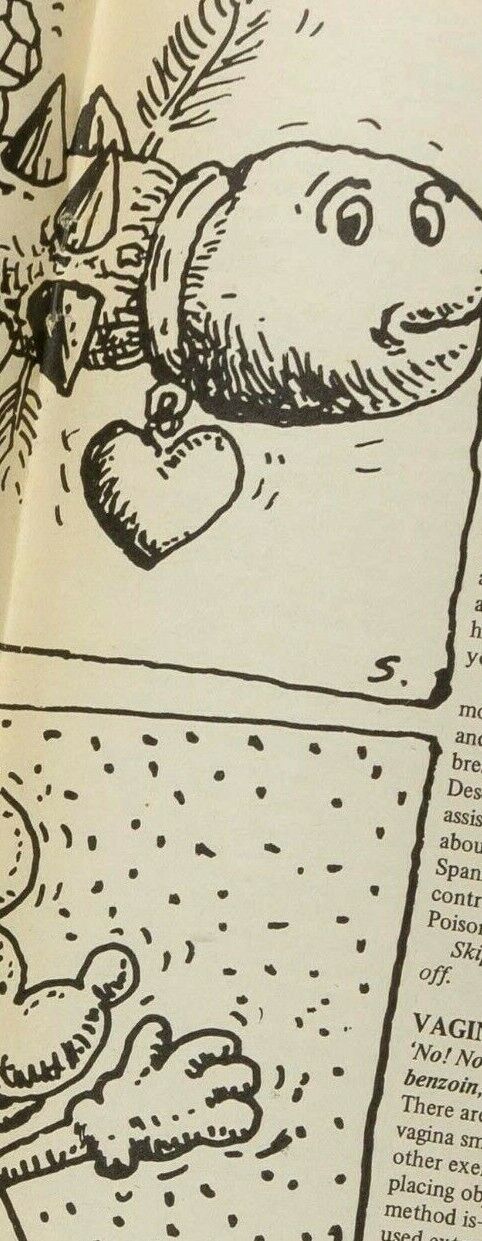 OZ MAGAZINE'S MARTIN SHARP Rare SEX AIDS Illustration TIME OUT London 1970's UK