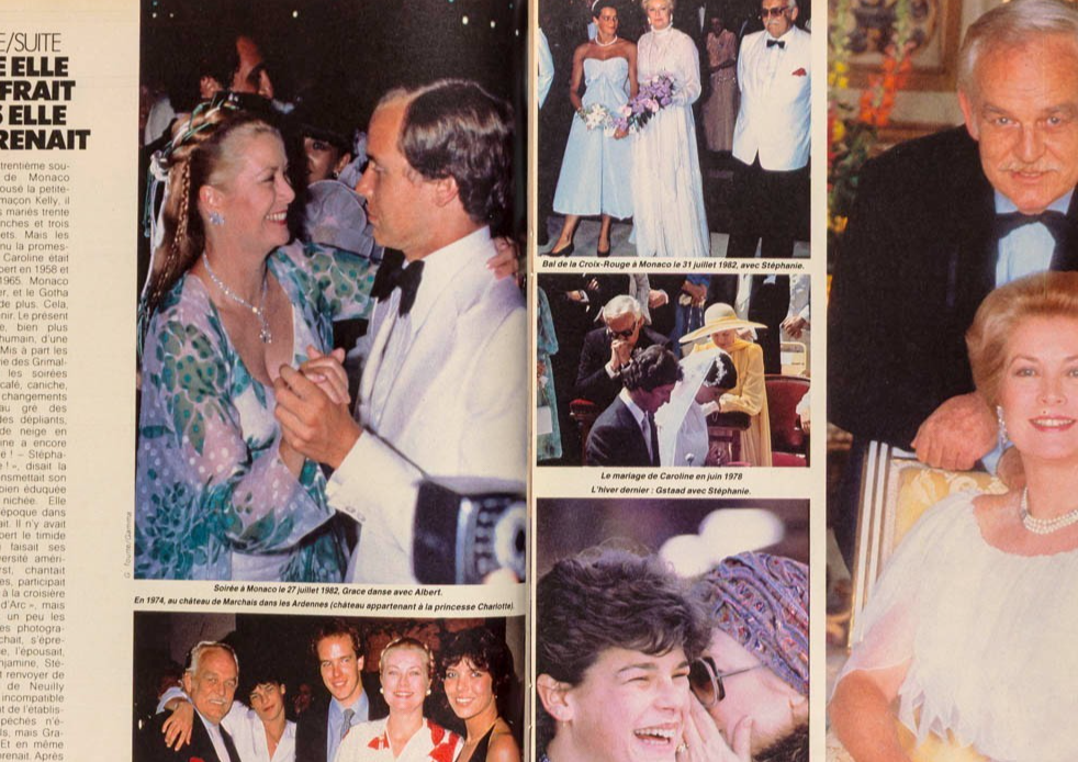 GRACE KELLY Snowdon GERARD DEPARDIEU Elle September 27 1982 Princess Caroline