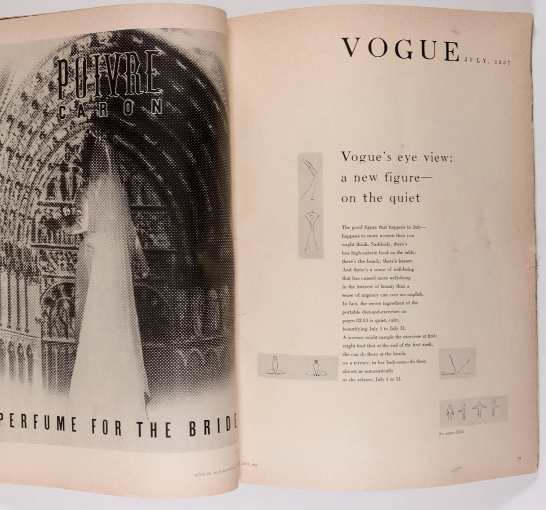 Anne St Marie RENE BOUCHE Bridal VOGUE July 1957 Marmie Eisenhower HORST Vevean