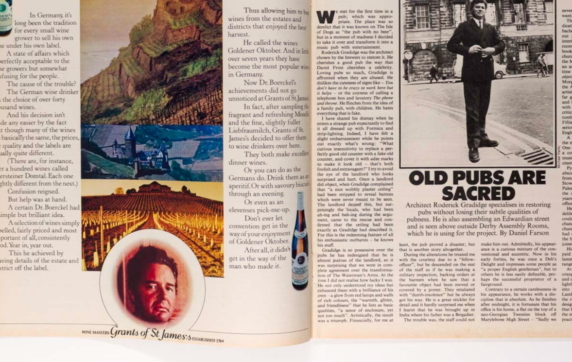 Bryan Montgomery M.C. ESCHER Roderick Gradidge TELEGRAPH July 1972 Graffiti PUBS