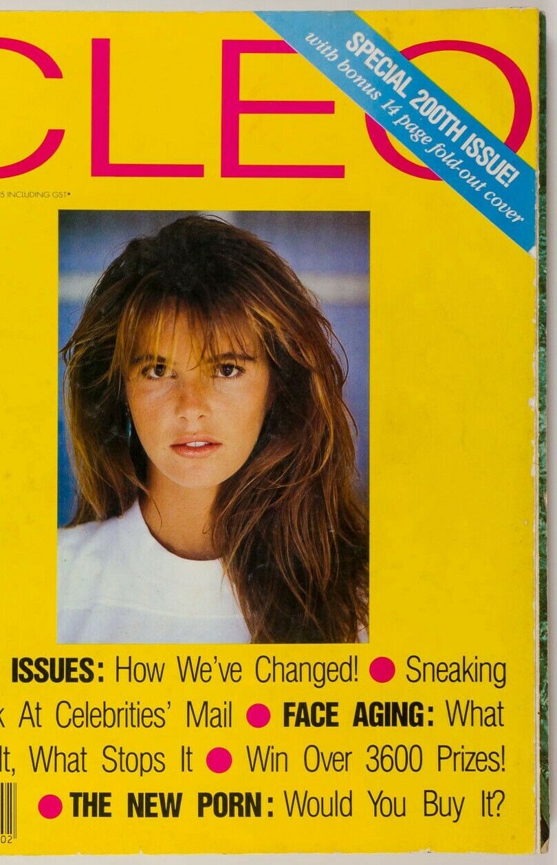 ELLE MacPHERSON Rachel Ward DEBORAH HUTTON Paulina Porizkova CLEO magazine 200th