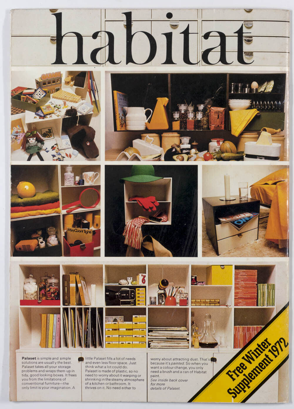 HABITAT Winter 1972 catalogue UK Interior Design magazine PALASET Terence Conran