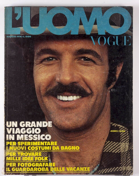 James Caan Karl Lagerfeld Kenzo Gregg Russell Roberto Cacciapaglia L'UOMO VOGUE